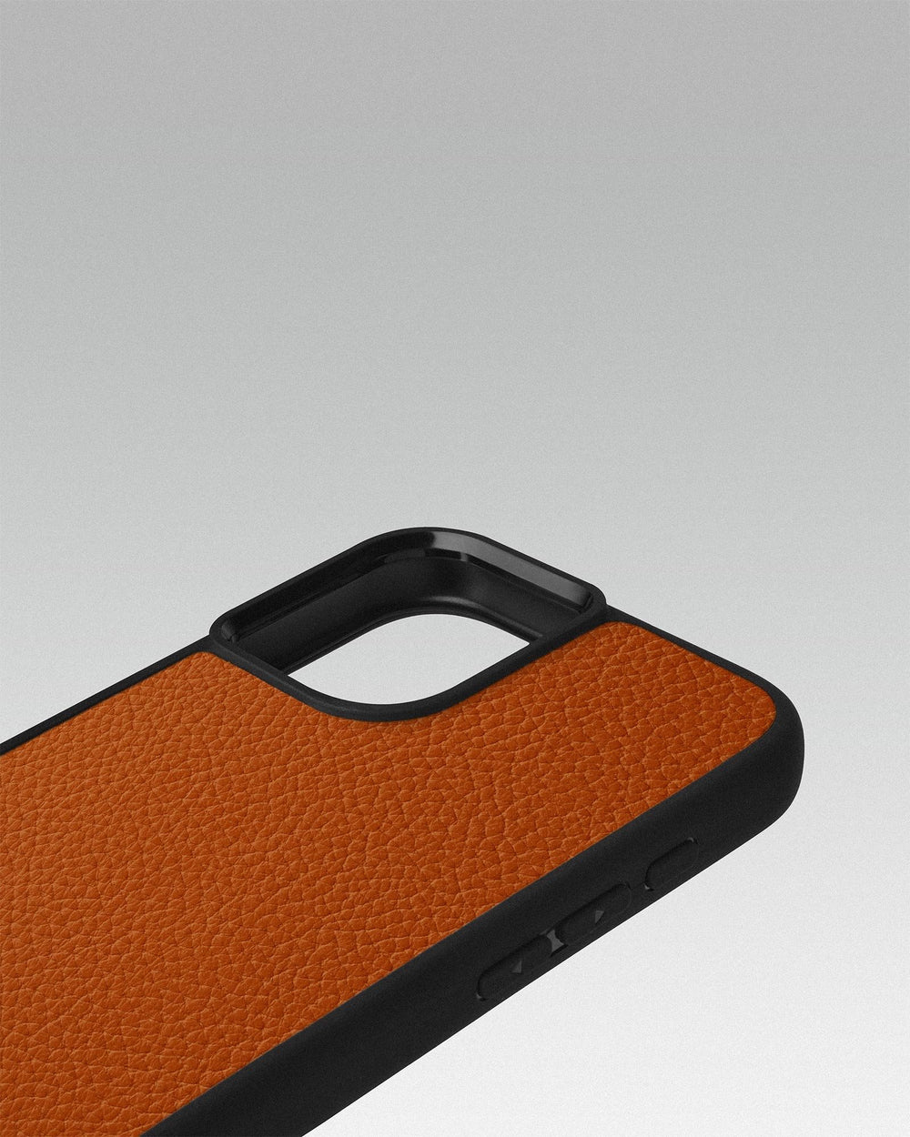 Etui z pomarańczowej cielęcej skóry flotar na iPhone 16 Plus