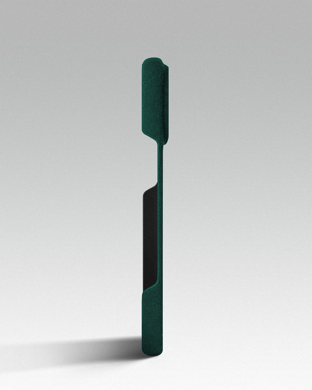 Zielone etui z alcantary na iPhone 16 Pro