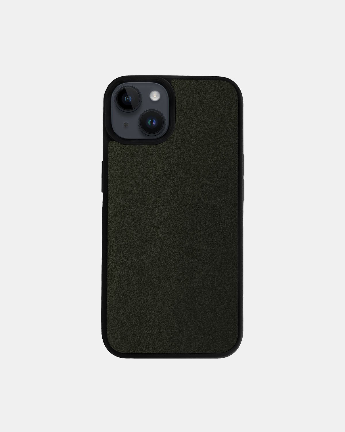 Чохол із зеленої телячої шкіри для iPhone 14
