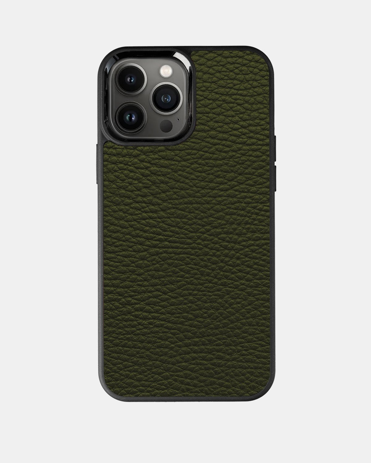 Чохол із зеленої телячої шкіри флотар для iPhone 13 Pro Max