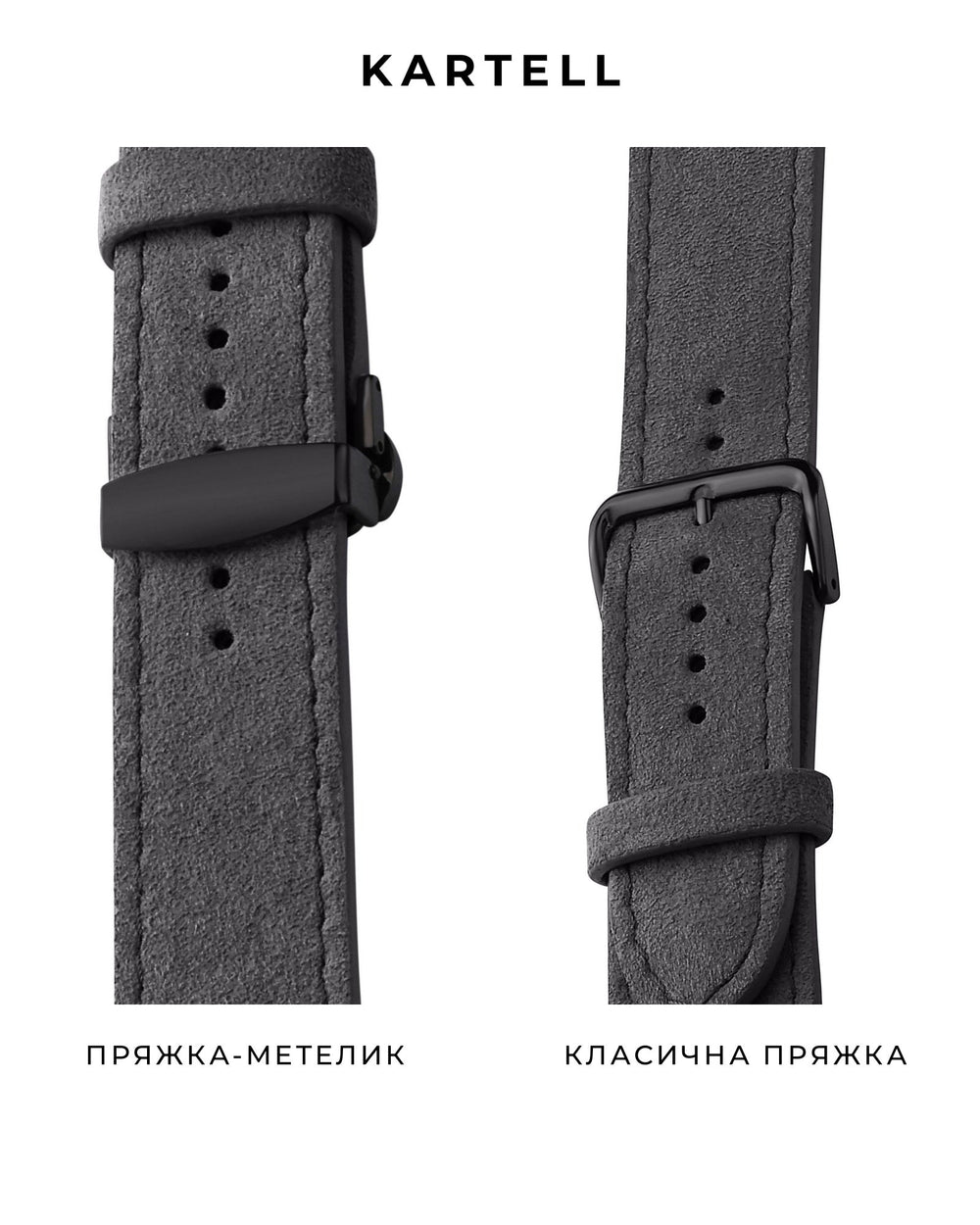 Ремінець для Apple Watch зі шкіри купон у рудому кольорі