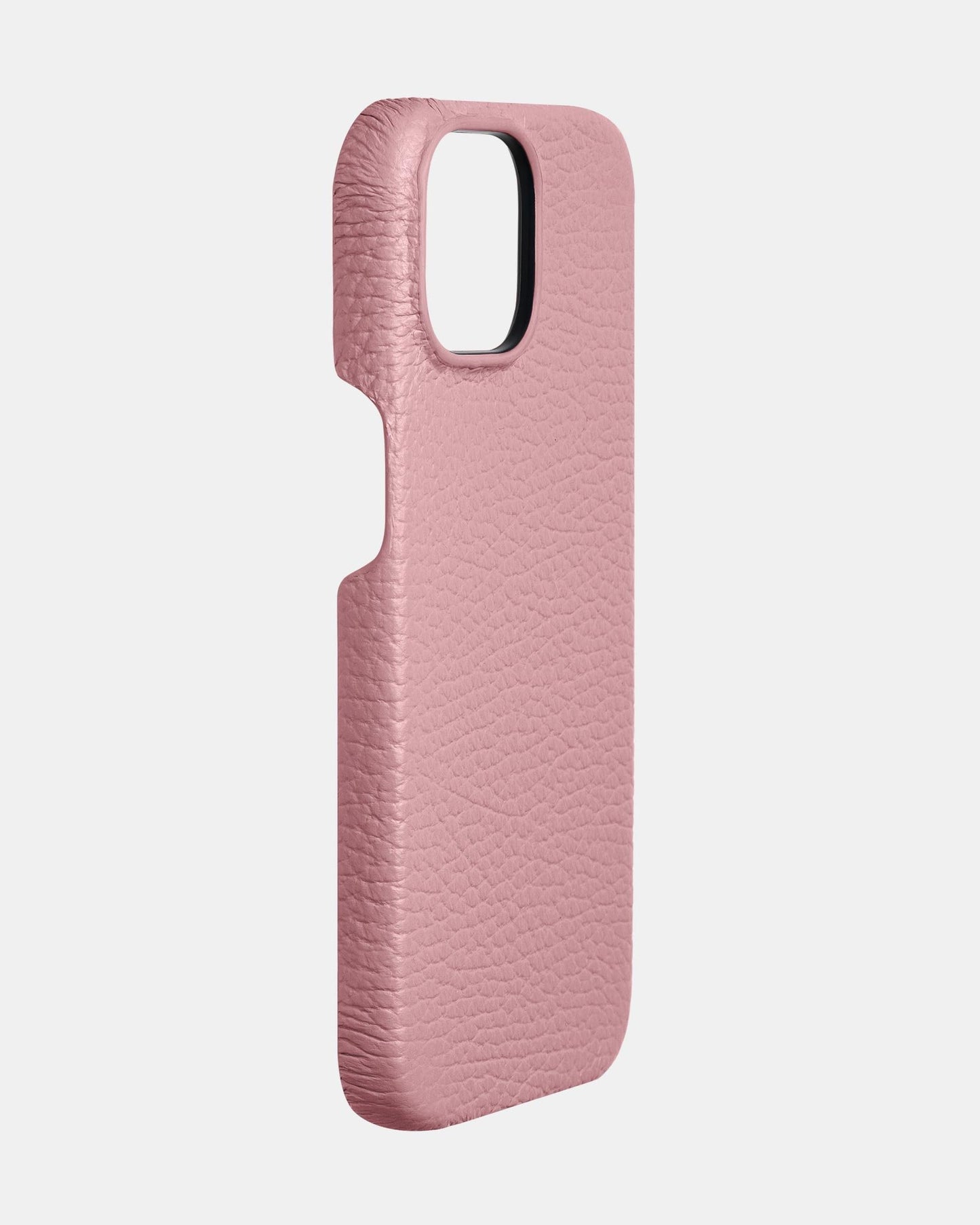Рожевий шкіряний чохол для iPhone 16 Plus