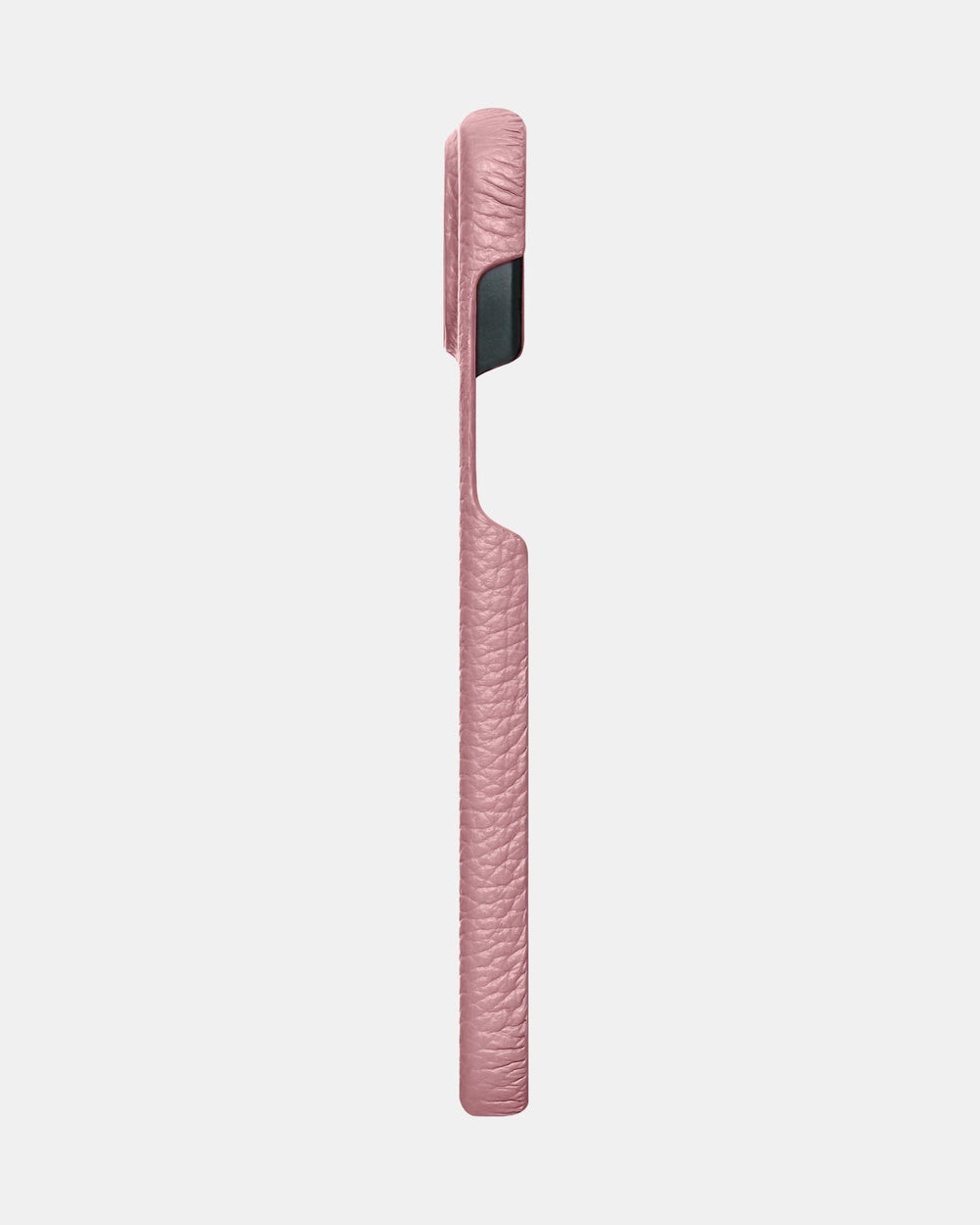 Розовый кожаный чехол для iPhone 15 Plus