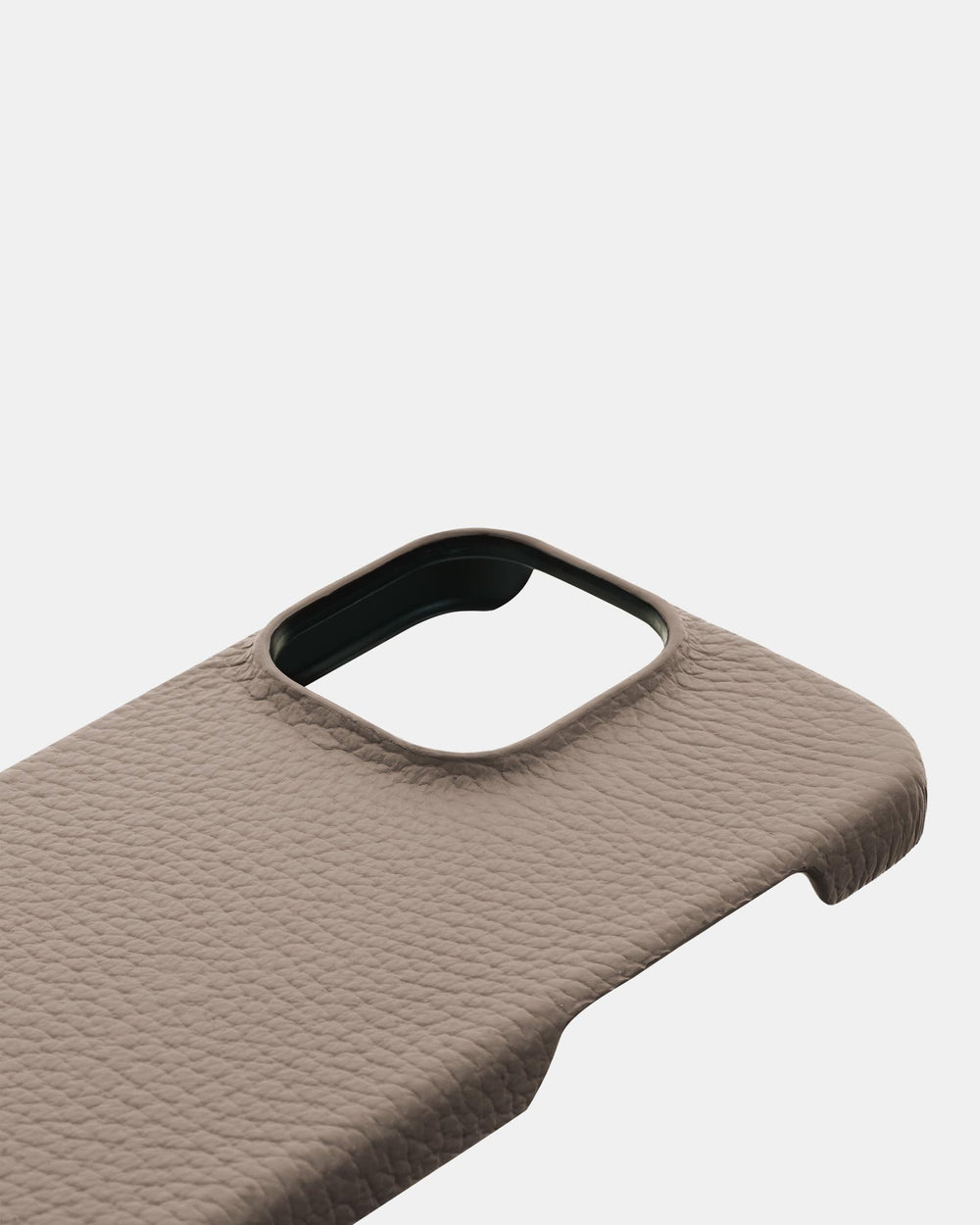 Бежевый кожаный чехол для iPhone 14 Pro