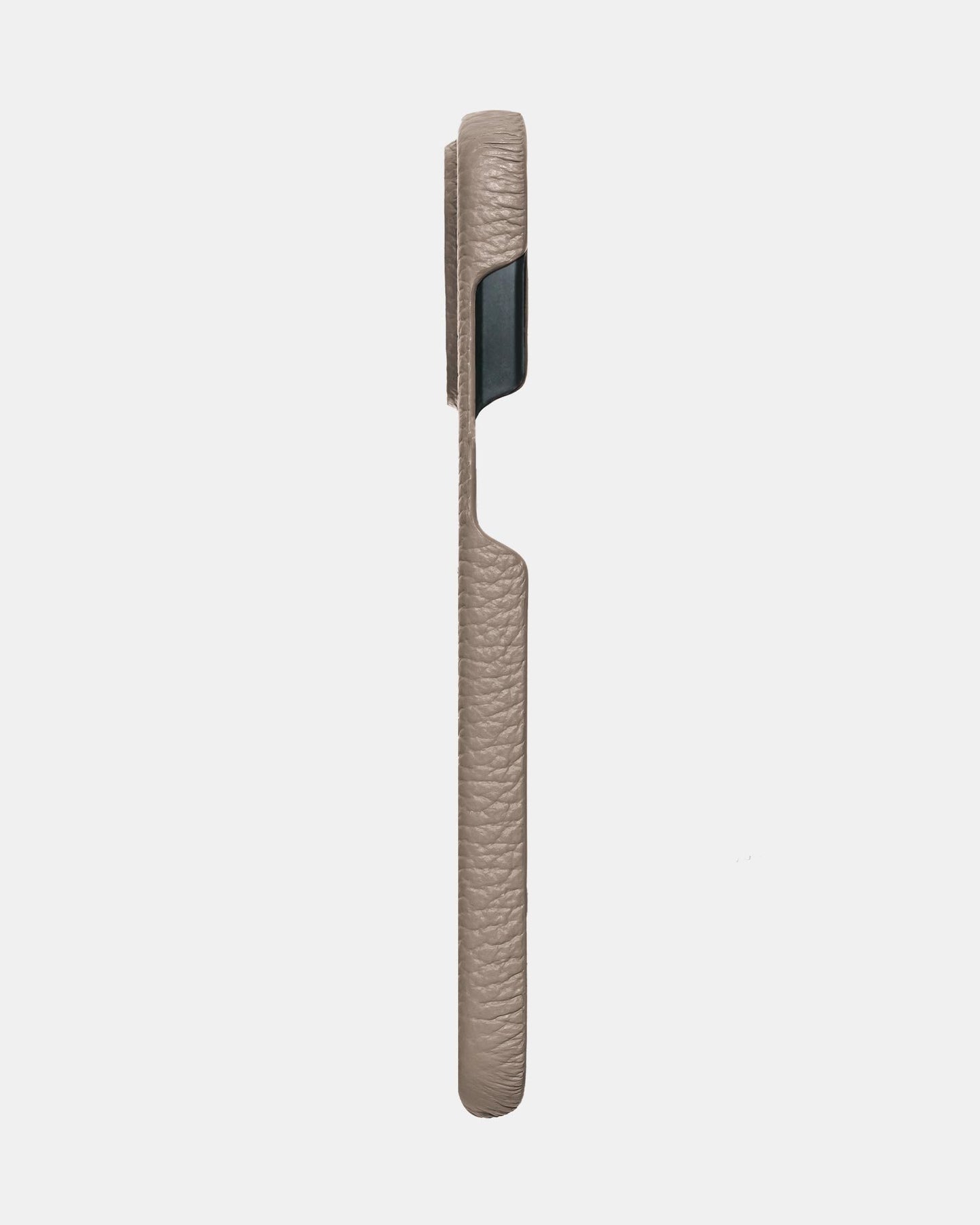 Бежевий шкіряний чохол для iPhone 16 Pro